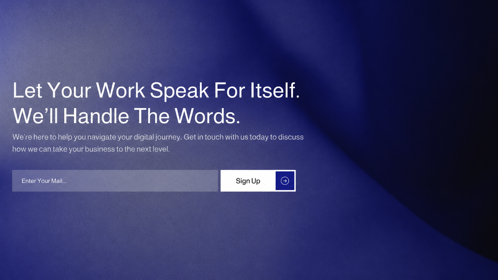 Elegant Call To Action Design