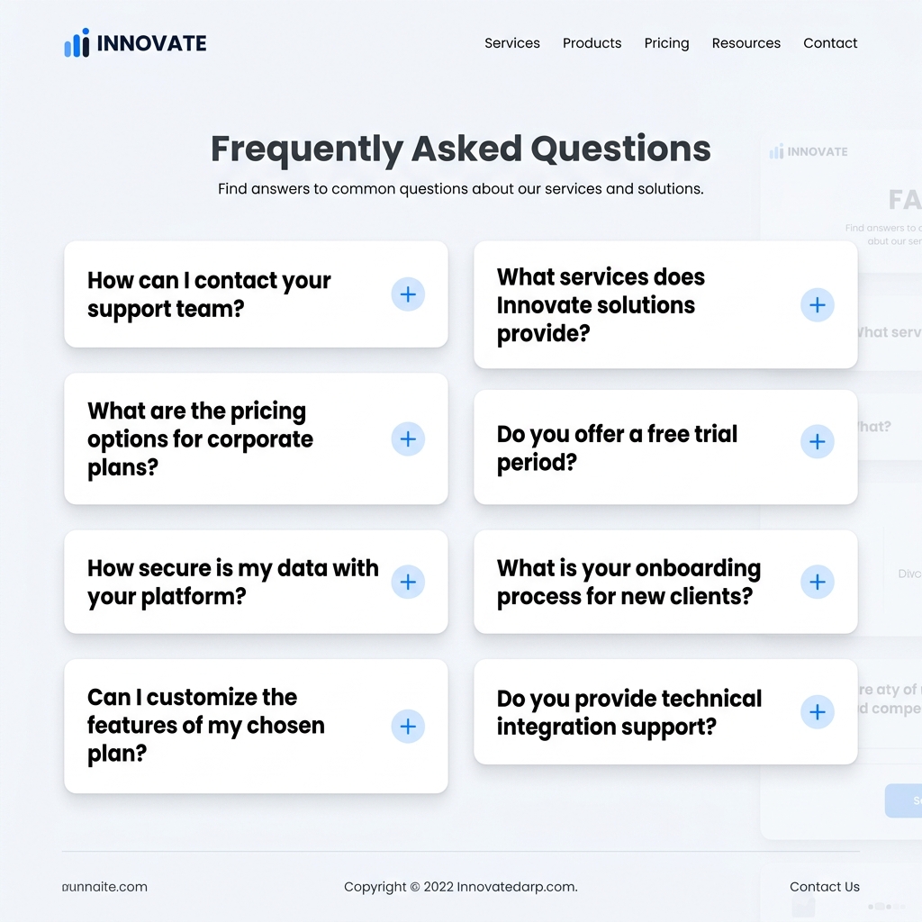 Clean FAQ Canvas