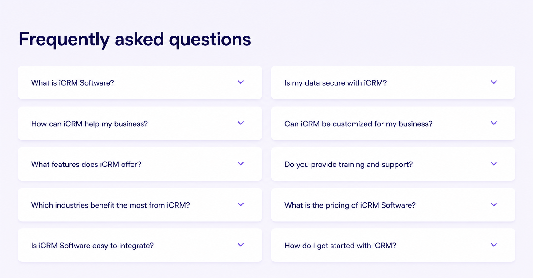 Polished FAQ Display