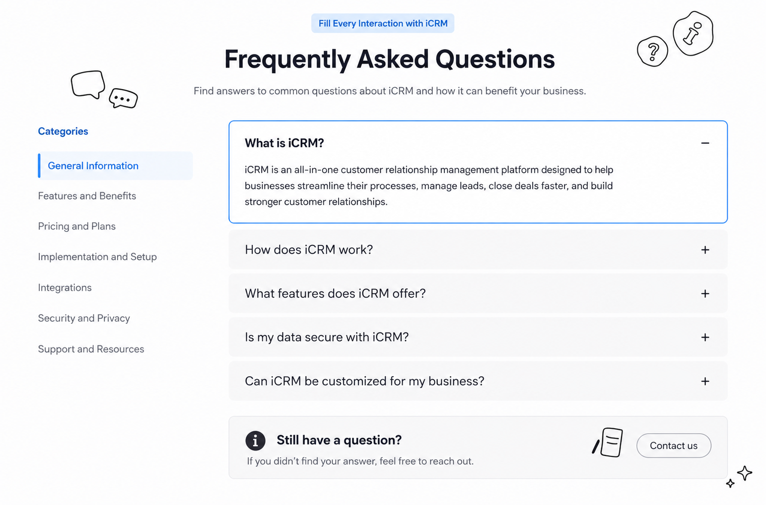 Bold FAQ Module
