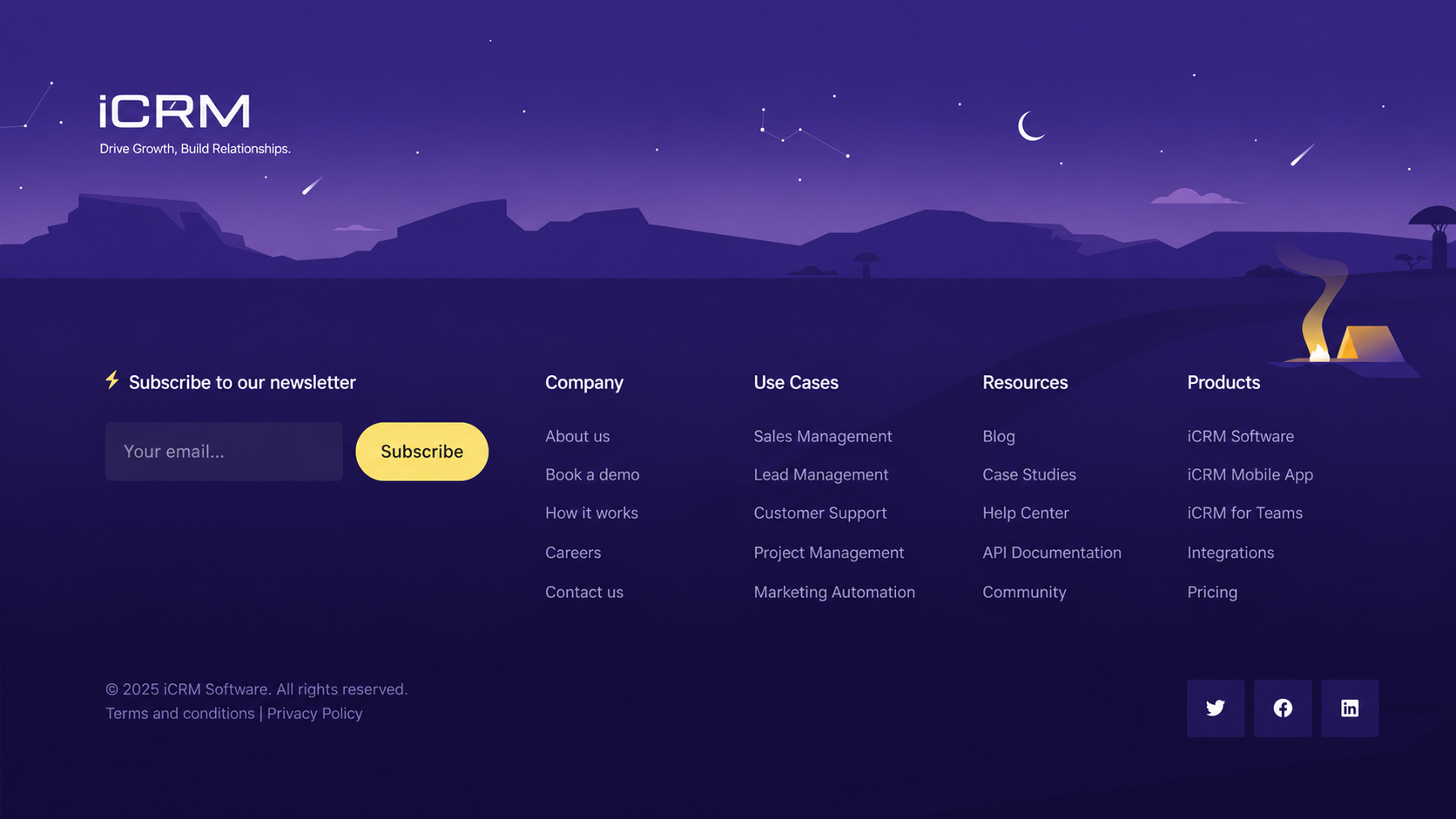 Corporate Footer Block