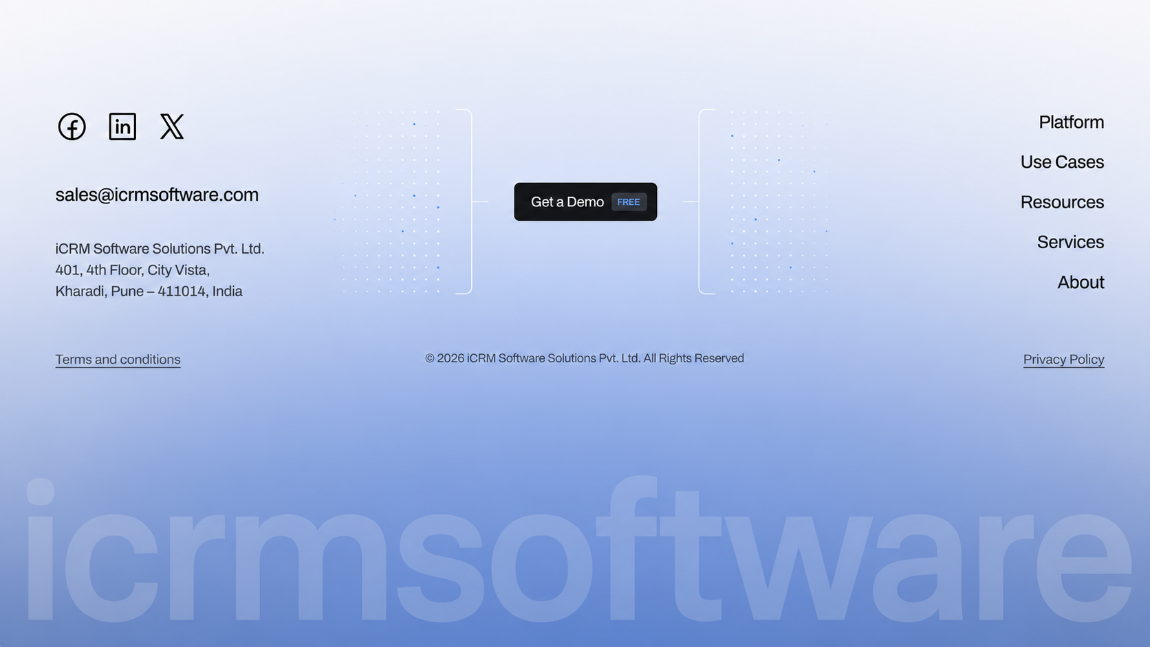 Clean Footer Display