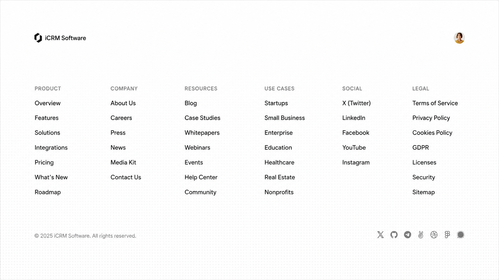 Corporate Footer Design