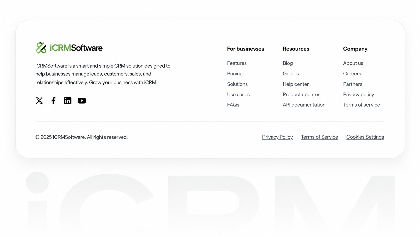 Sleek Footer Module