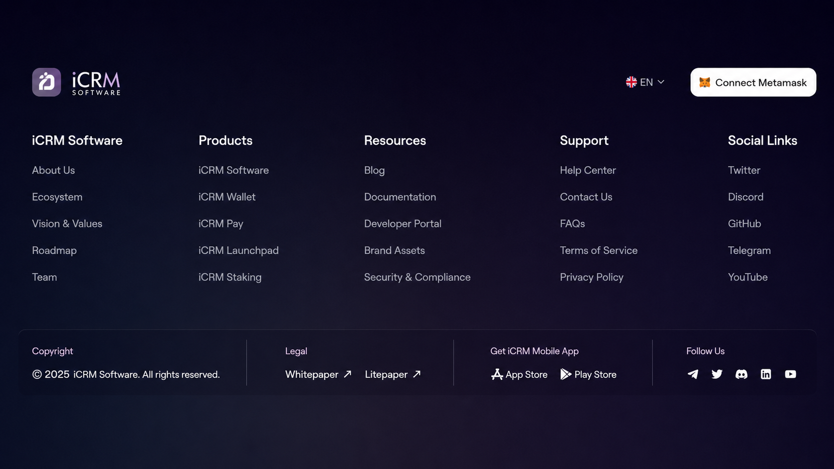 Bold Footer View