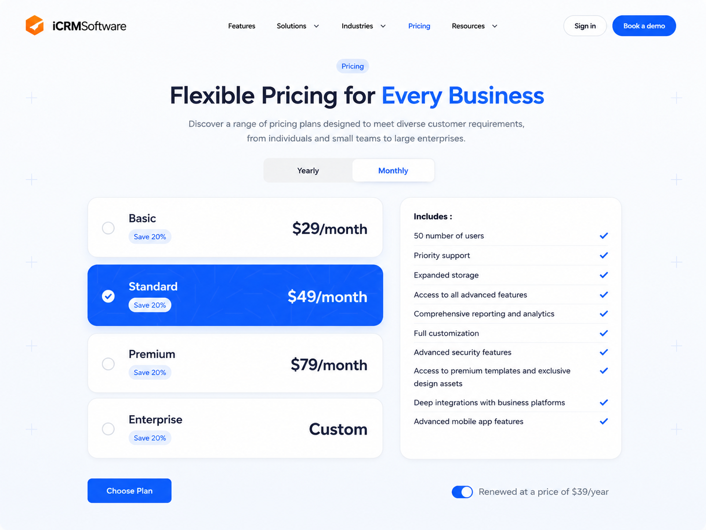 Captivating Pricing Format