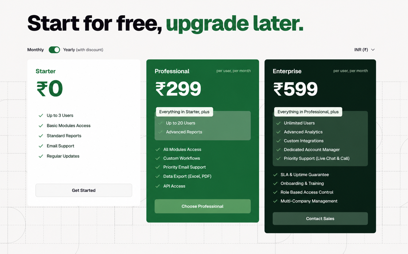 Vibrant Pricing Wrapper