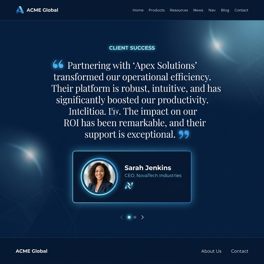 Corporate Testimonials Space