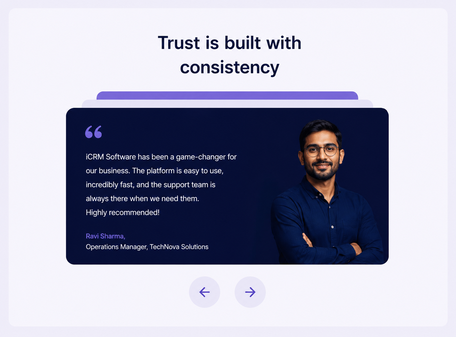Light Testimonials Board