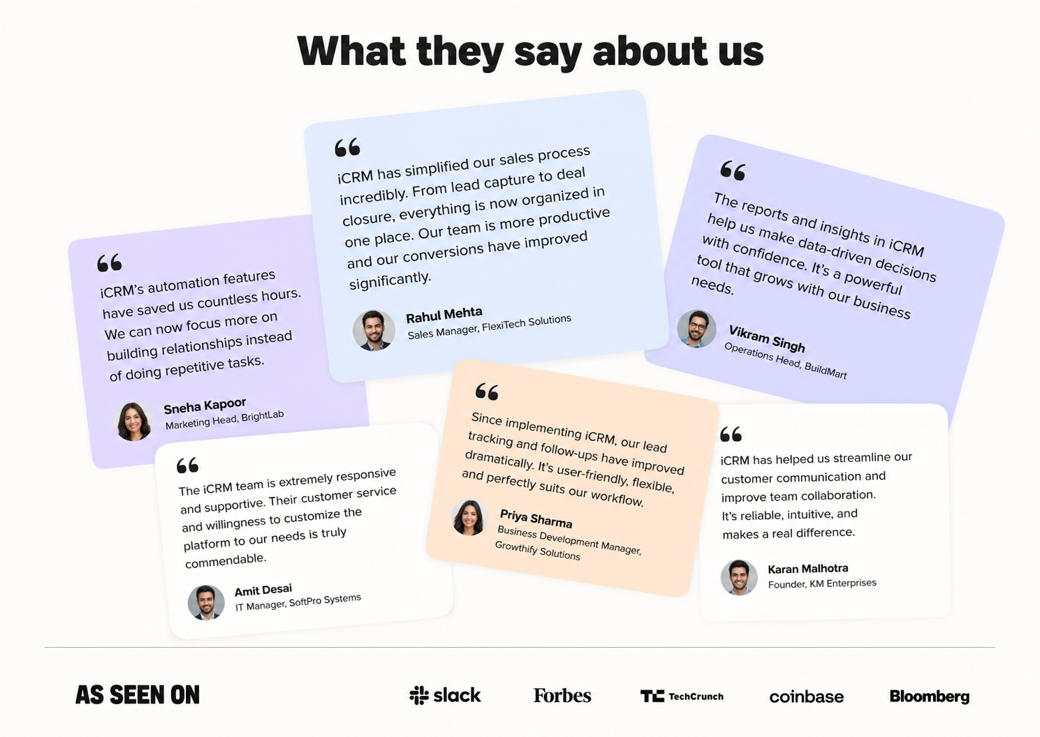 Polished Testimonials Board