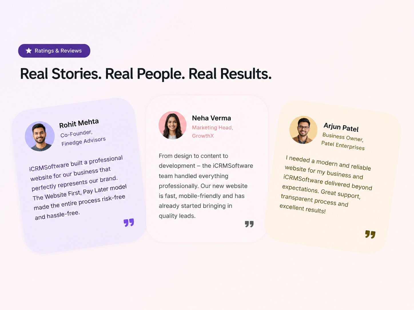 Minimal Testimonials Wrapper