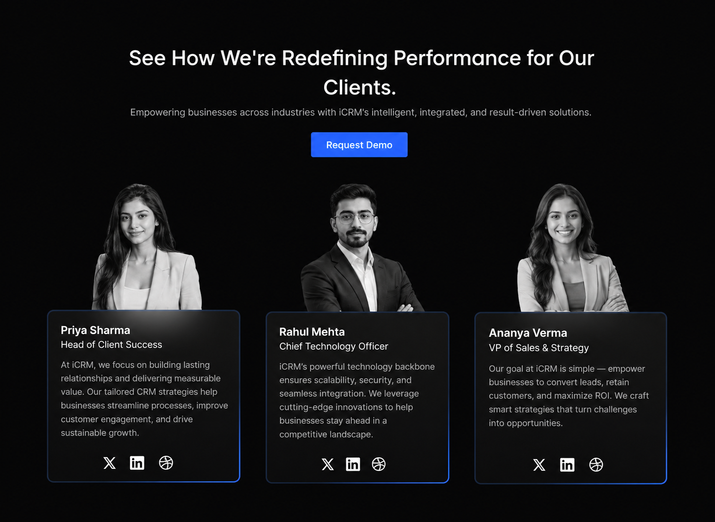 Engaging Testimonials Frame